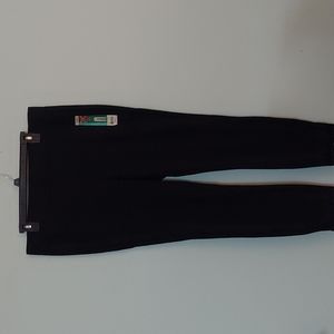 Faded Glory black slacks with creases
